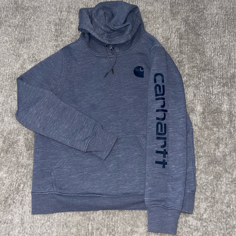 Carhartt sweatshirt.